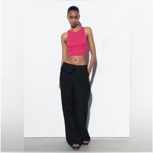 Zara Black Wide Leg Women's Pants